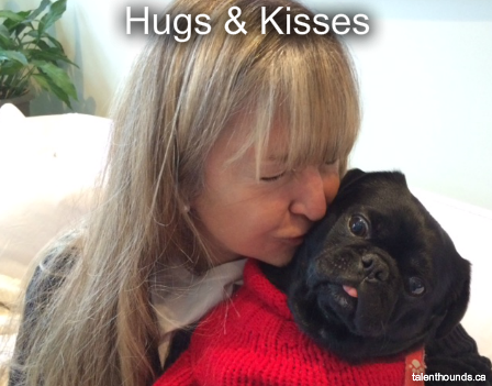 Kilo and Susie giving Hugs and kisses 