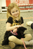 Girl with Toy Yorkie Poo
