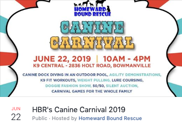 Homeward Bound Canine Carnival June 22 poster