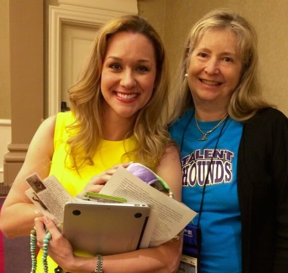 Susie and Dr Katy Nelson at BlogPaws