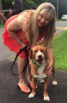 Susie and Hal the rescue dog
