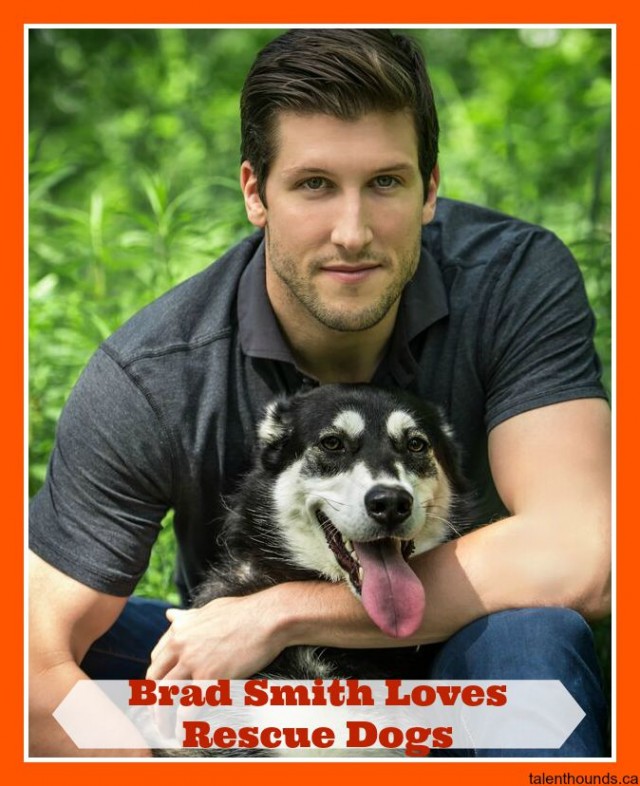 brad smith loves rescue dog Laika