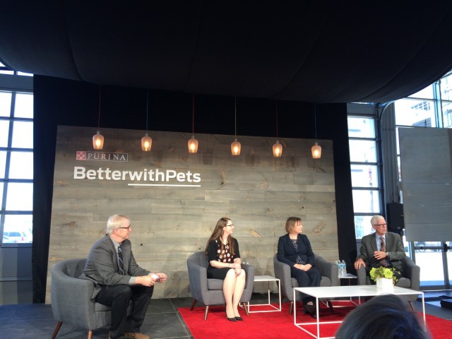 Better with Pets panel on stress