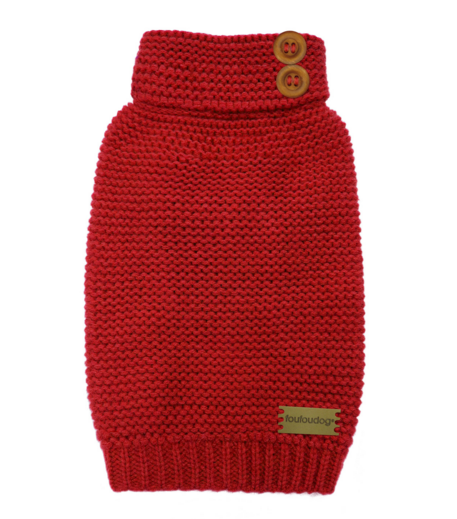 Red FouFou Dog Sweater