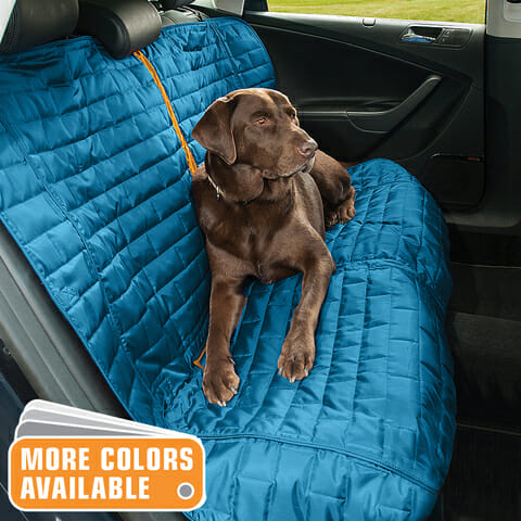 blue loft bench Kurgo car seat cover 