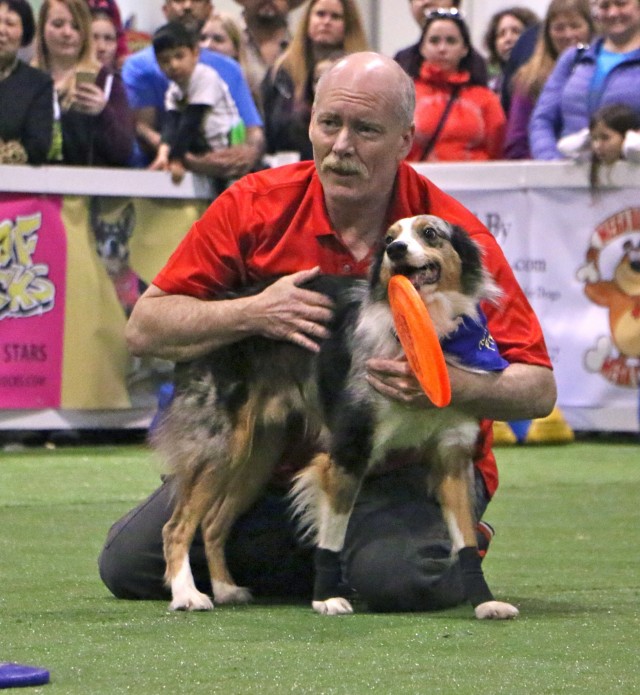 Mike hugs Kowboy Fred