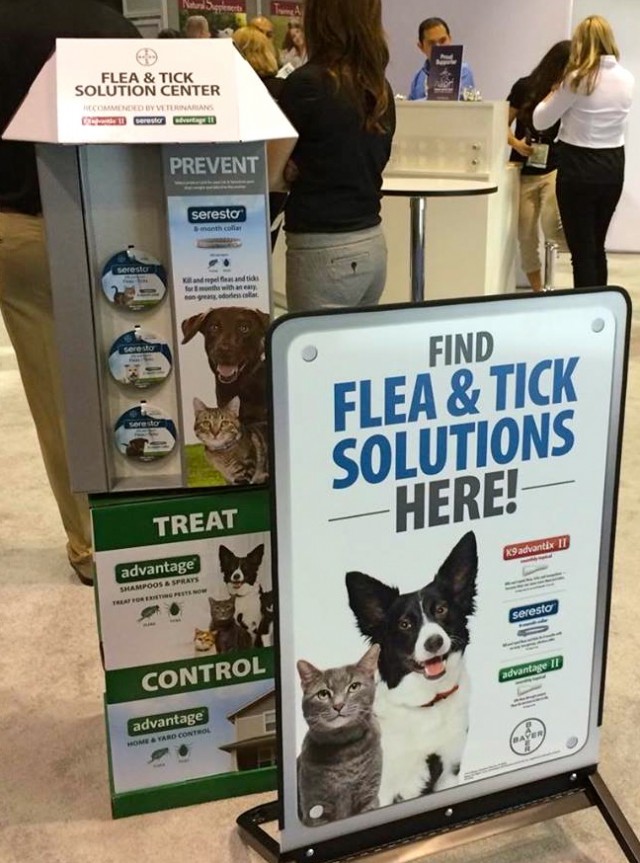 advantage booth at global pet expo