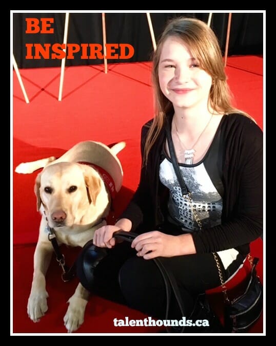 Be Inspired Dog guide and young lady with diabetes