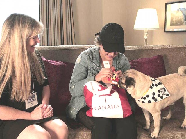 Susan, Leslie, and Doug the Pug