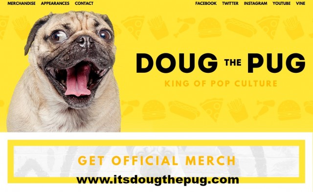 Doug the Pug Site Screen Shot