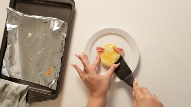 baking the dog-friendly grilled ham and cheese dog treat