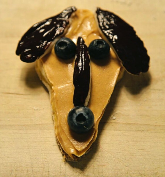 How To Make Dog-Friendly Dachshund Cookies completed on wood cutting board
