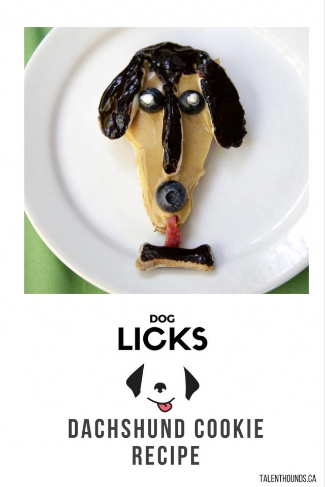 delicious dachshund cookie recipe from Dog Licks