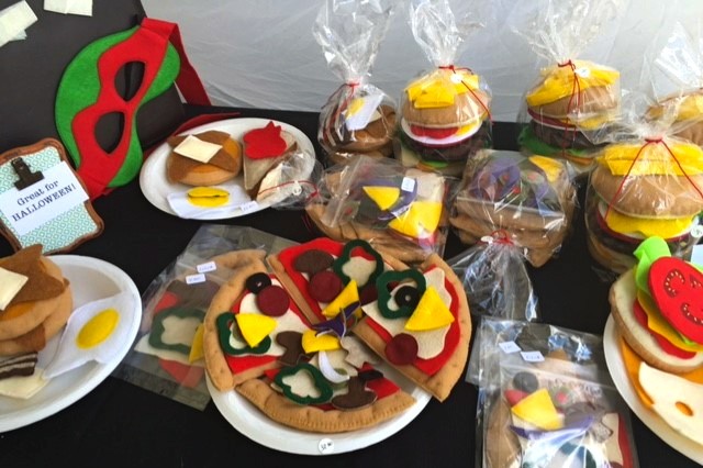 fun pizza themed dog treats at Dog Tales Festival