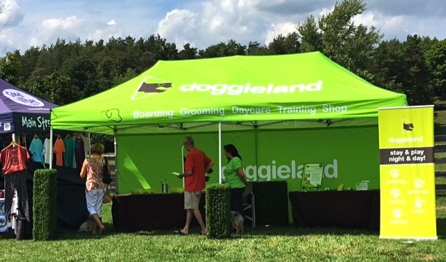 Doggieland booth at Dog Tales Festival