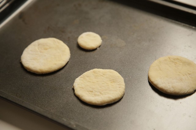 Dog Licks dog-friendly cookies on baking tray