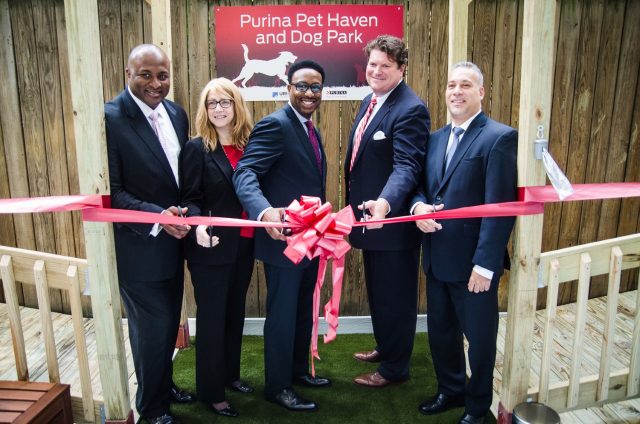 Purina opens dog park and visiting area in St. Louis Children's Hospital