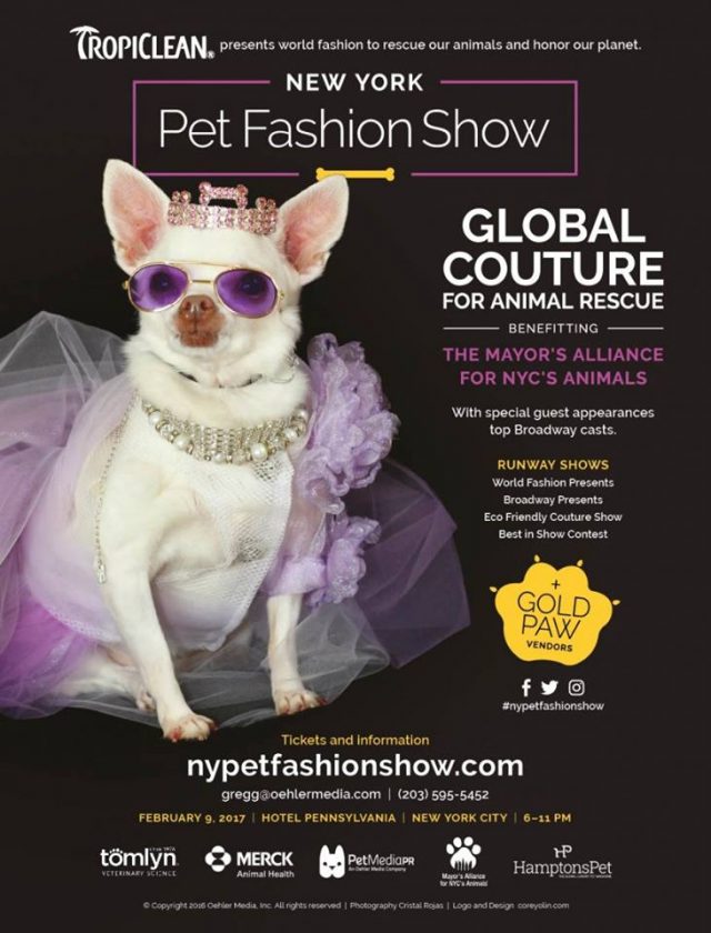 New York Fashions are Going to the Dogs at the New York Pet Fashion Show