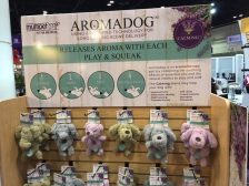 Aromadog display at global pet expo