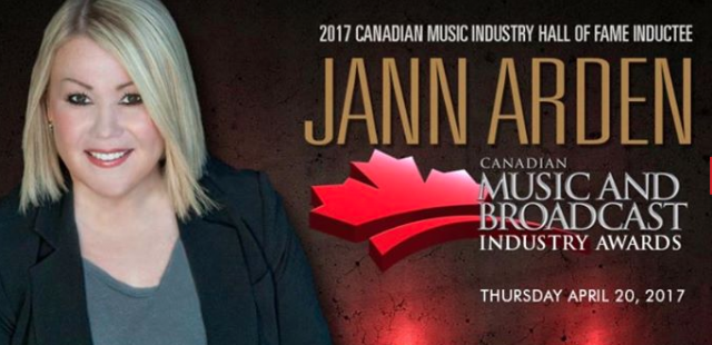 Amazing Jann Arden Inducted into Canadian Music Industry Hall of Fame