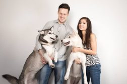 Michelle and Dan Fox with Phoenix and Pepper