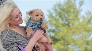 Adorable Dog Model at the Ruff Stitched Fashion show