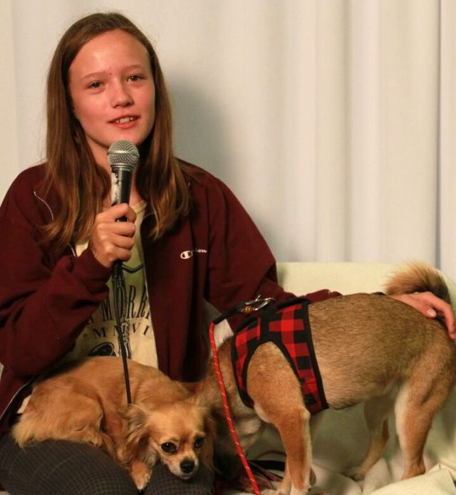 Jacqueline, Princess and Nyla from Kids' Pet Club at Fall Canadian Pet Expo