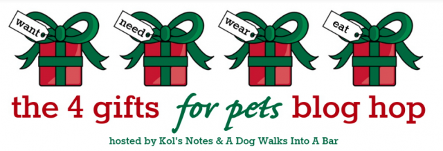 Check out the amazing blogs on the 4 gifts for pets blog hop