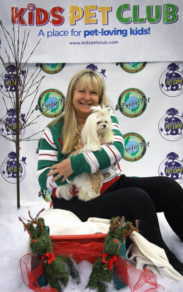Susie and Ms Charmin at Canadian Christmas Pet Expo 2017