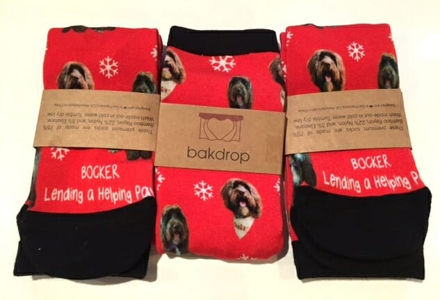 Bocker Christmas Socks for Charity