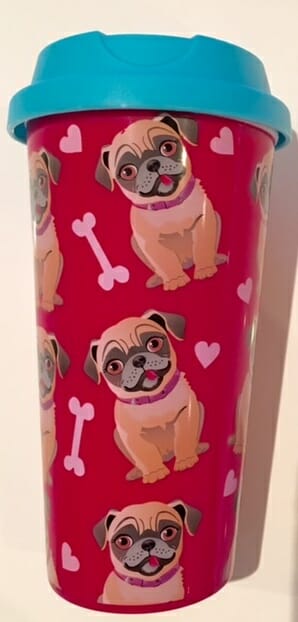 Cute Pug Water Bottle