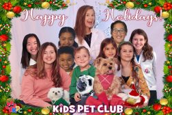 Kids Pet Club Cast Holiday Card