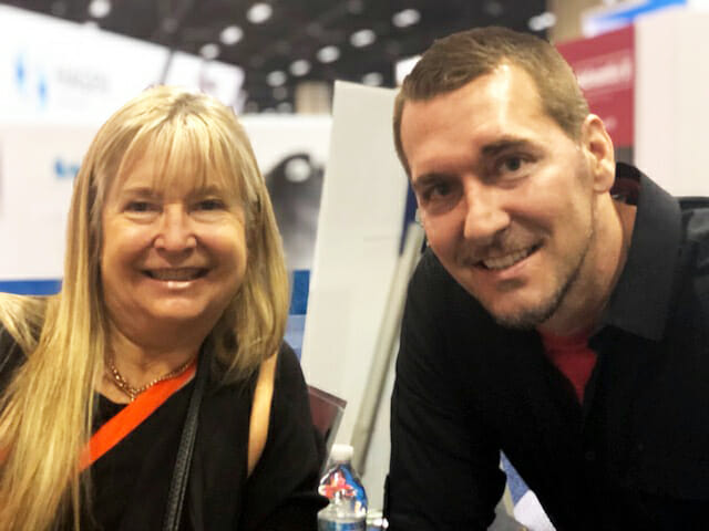 Susan Nation and Brandon McMillan at Global Pet Expo 2019