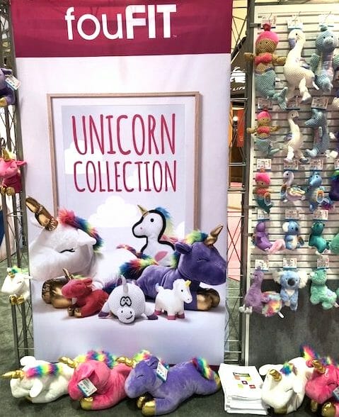 fouFit Unicorn Collection of plush toys at Global